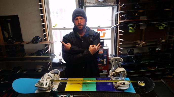 At the shop.
