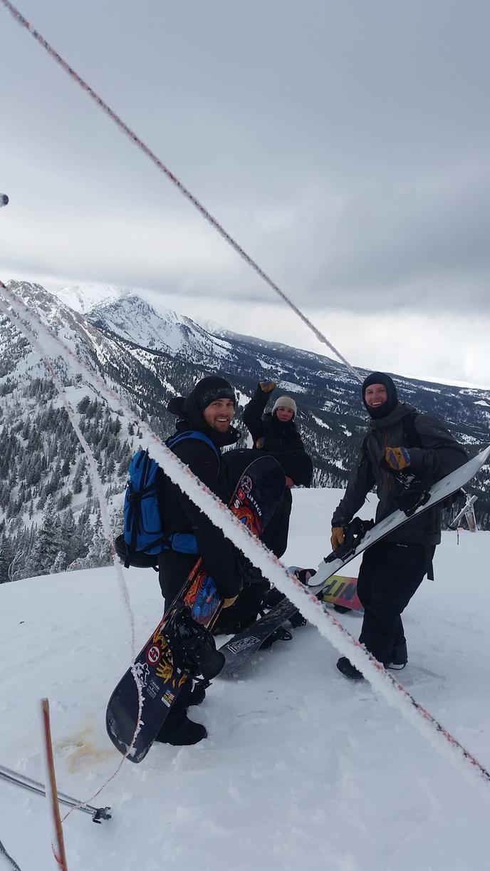 Ready for powder.