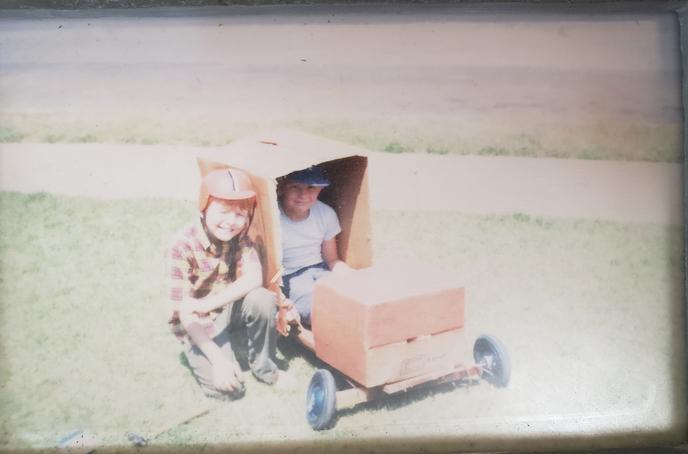 Jim Jay Cardboard Go cart